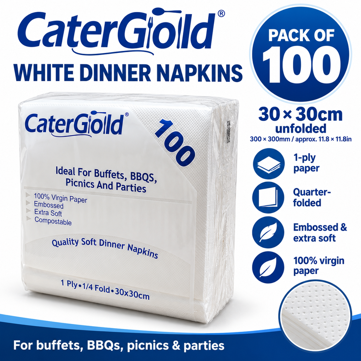CaterGloild napkins detailed information