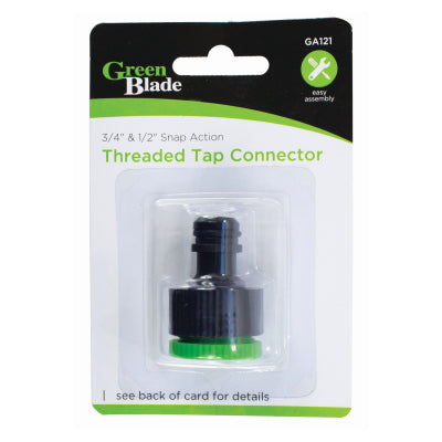 3/4" AND 1/2" SNAP ACTION THREADED TAP CONNECTOR