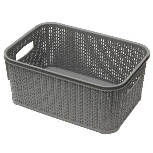 Loop 6L Storage Basket - Grey
