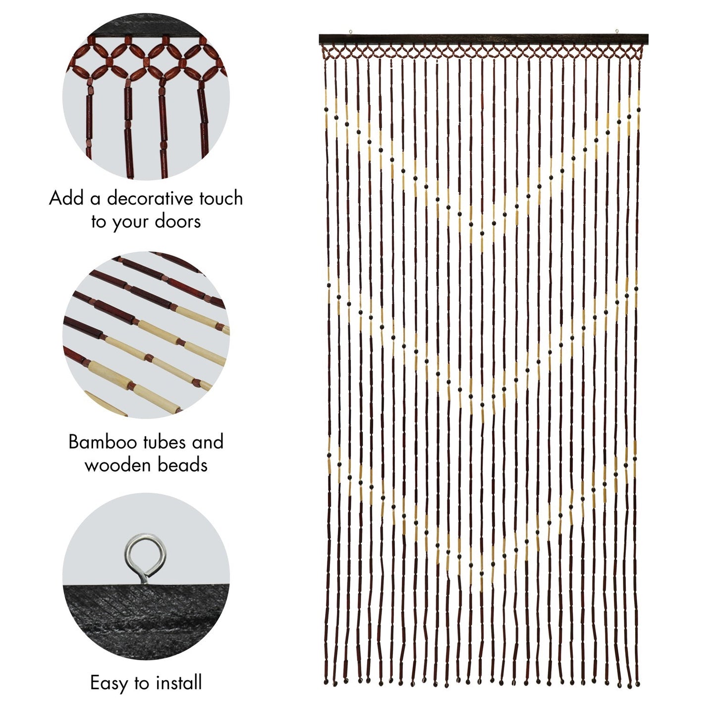 Provence Door Curtains - Asst 90x180cm