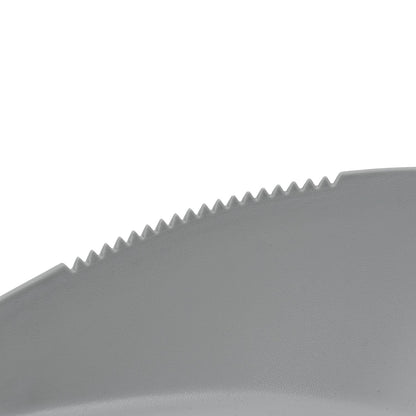 Rubber Dust Pan And Brush - Grey