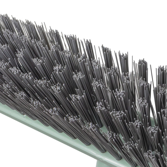 Angled Sweeping Brush With Hard Bristles - Grey