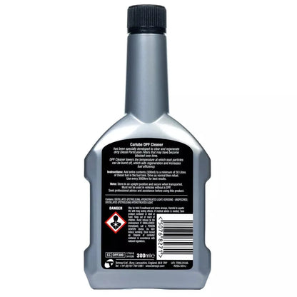 Carlube DPF Cleaner 300ml DPF300 – Diesel Particulate Filter Regeneration & Soot Cleaner
