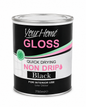 YourHome Non-Drip Gloss Black 750ml – Interior & Exterior Paint for Wood &amp; Metal