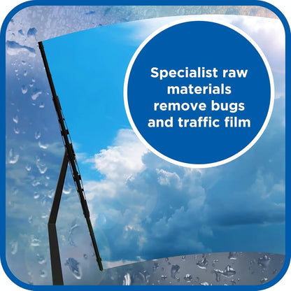 Flow All Season Concentrated Screen Wash 1L – Windscreen Cleaner with -5°C Freeze Protection