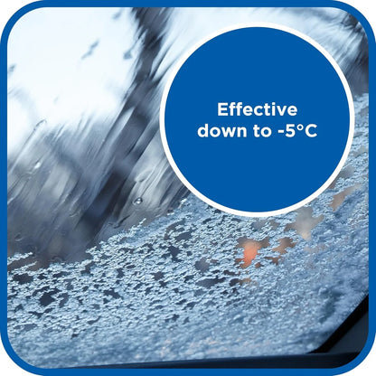 Flow All Season Concentrated Screen Wash 1L – Windscreen Cleaner with -5°C Freeze Protection