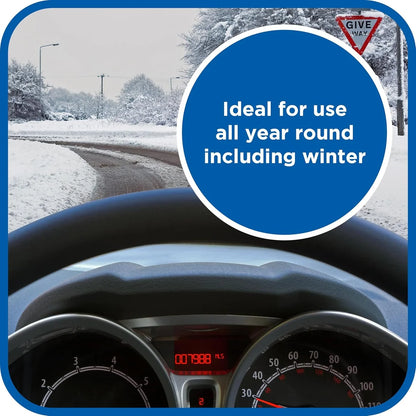 Flow All Season Concentrated Screen Wash 1L – Windscreen Cleaner with -5°C Freeze Protection