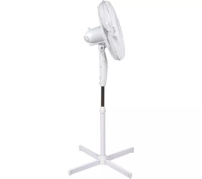 BELDRAY Portable 16" Pedestal Fan - White