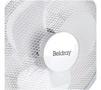 BELDRAY Portable 16" Pedestal Fan - White