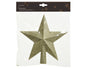 Kaemingk Shatterproof Tree Top Star - Gold