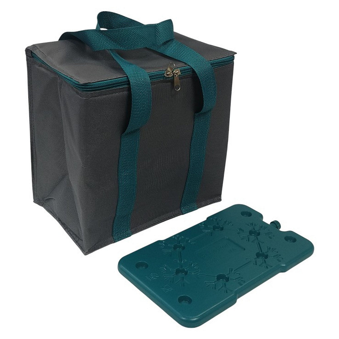 10L Insulated Lunch Bag With 400ml Ice Freezer Block Picnic Cool Bag