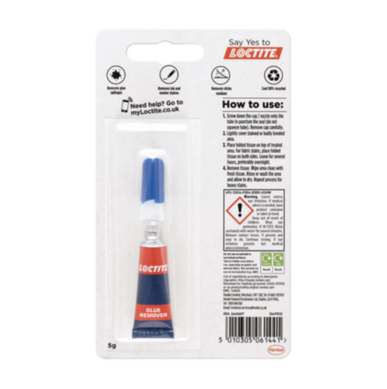 Loctite Glue Remover 5g Gel – Super Glue, Adhesive, Label &amp; Stain Remover