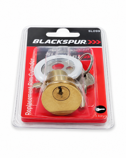 Replacement Rim Cylinder 6 Pin with 3 Keys