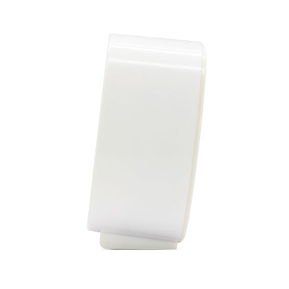 Acctim Hilda Alarm Clock White 15902 – Silent Non-Ticking Bedside Clock with Snooze