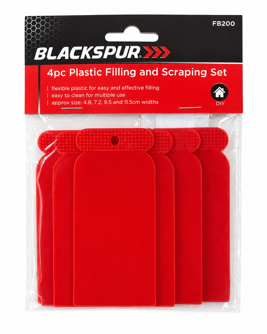 4PC Plastic Filling & Scraping Set – Flexible Decorating Scrapers