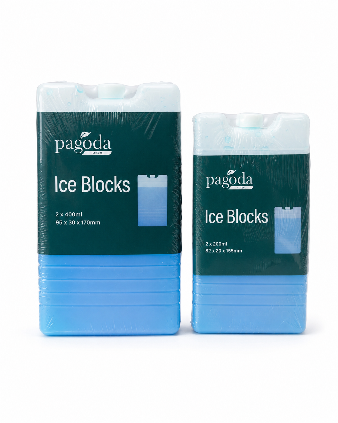 Pagoda Ice Blocks 2 x 400ml & 200ml – Reusable Freezer Packs