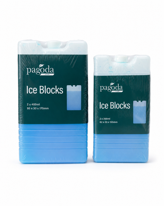 Pagoda Ice Blocks 2 x 400ml & 200ml – Reusable Freezer Packs – 2 x 200ml - 2 x 200ml