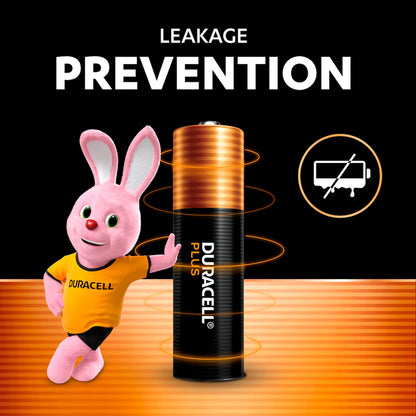 Duracell Plus AA Alkaline Batteries 4 Pack – POWER BOOST Actives