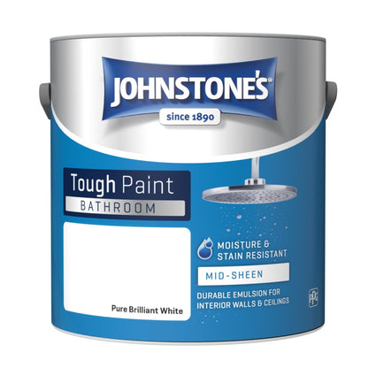 Johnstone's Bathroom Midsheen Tough Paint 2.5L