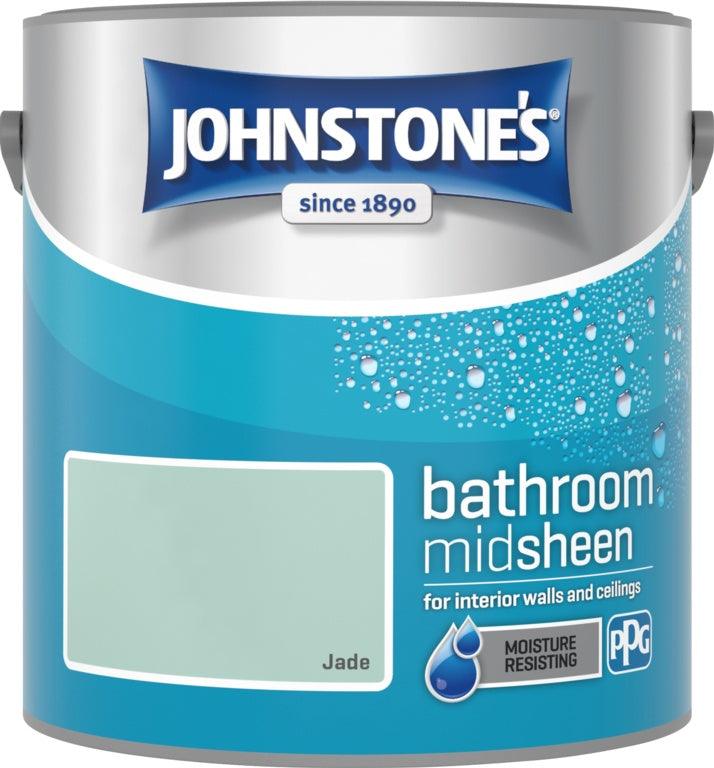 Johnstone's Bathroom Midsheen Tough Paint 2.5L