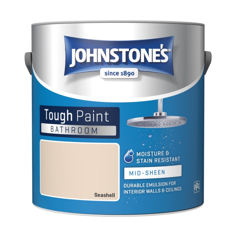 Johnstone's Bathroom Midsheen Tough Paint 2.5L