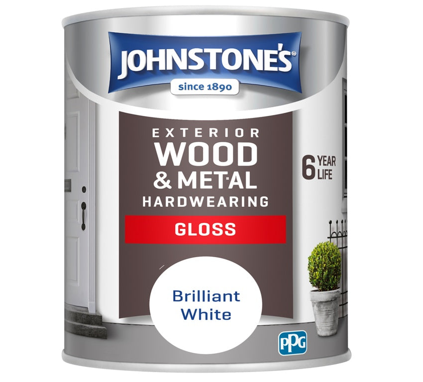 Johnstone's Exterior Hardwearing Gloss 750ml / 2.5Ltr