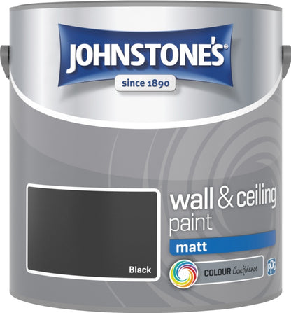 Johnstone’s Wall & Ceiling Matt Emulsion Paint 2.5L – Interior Matt Paint – Multiple Colours