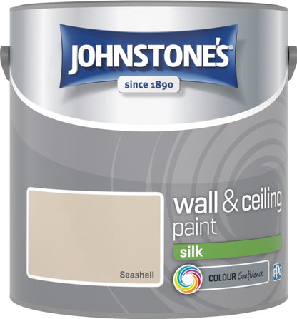 Johnstone’s Wall & Ceiling Silk Emulsion Paint 2.5L – Interior Silk Paint – Multiple Colours