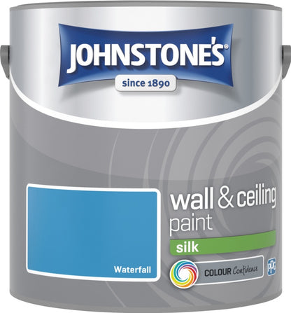 Johnstone’s Wall & Ceiling Silk Emulsion Paint 2.5L – Interior Silk Paint – Multiple Colours