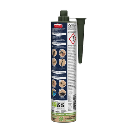 UniBond Anti Mould Kitchen & Bathroom Sealant 280ml Translucent – Waterproof 100% Silicone