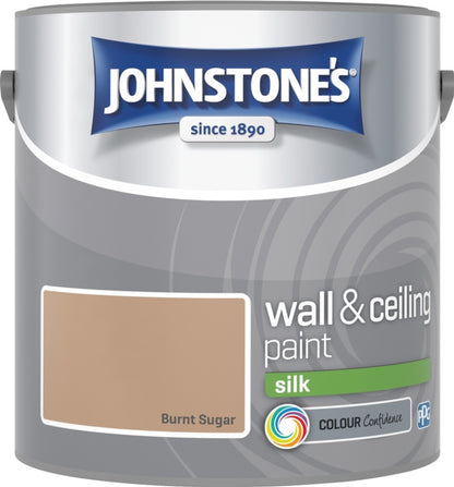 Johnstone’s Wall & Ceiling Silk Emulsion Paint 2.5L – Interior Silk Paint – Multiple Colours