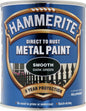 Hammerite Metal Paint Smooth, Hammered & Satin 250ml & 750ml