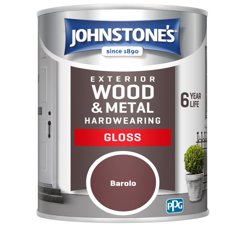 Johnstone's Exterior Hardwearing Gloss 750ml / 2.5Ltr