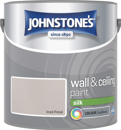 Johnstone’s Wall & Ceiling Silk Emulsion Paint 2.5L – Interior Silk Paint – Multiple Colours
