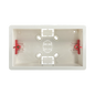 Securlec 2 Gang Dry Lining Box 35mm – Flush Mount Electrical Back Box