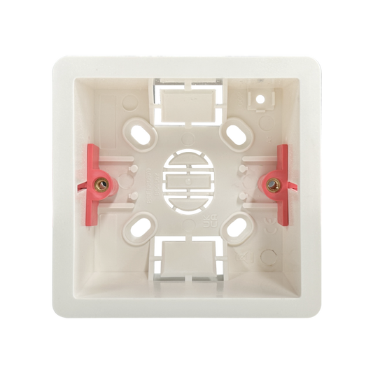 Securlec 1 Gang Dry Lining Box 35mm – Plasterboard Electrical Back Box