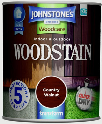 Indoor & Outdoor Woodstain – 250ml / Country Walnut