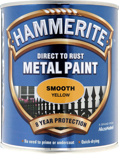 Hammerite Metal Paint Smooth, Hammered & Satin 250ml & 750ml