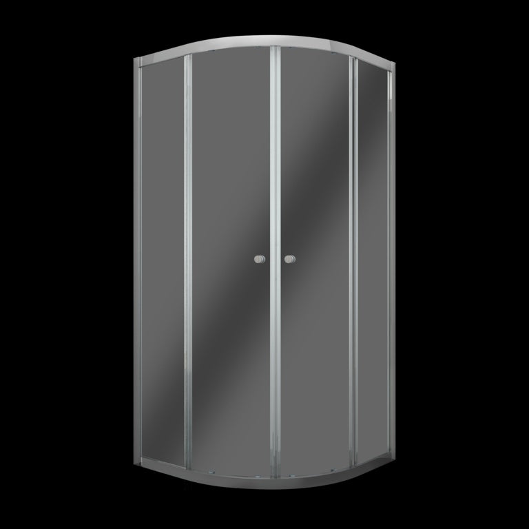 Twin Sliding Door Shower Enclosure Quad