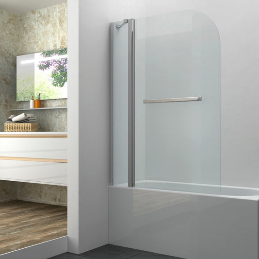 Richmond Double Bath Screen with Towel Rail