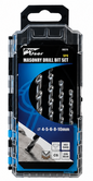 Pro User 5PC Masonry Drill Bit Set 4–10mm – Carbon Steel Hammer Drill Bits
