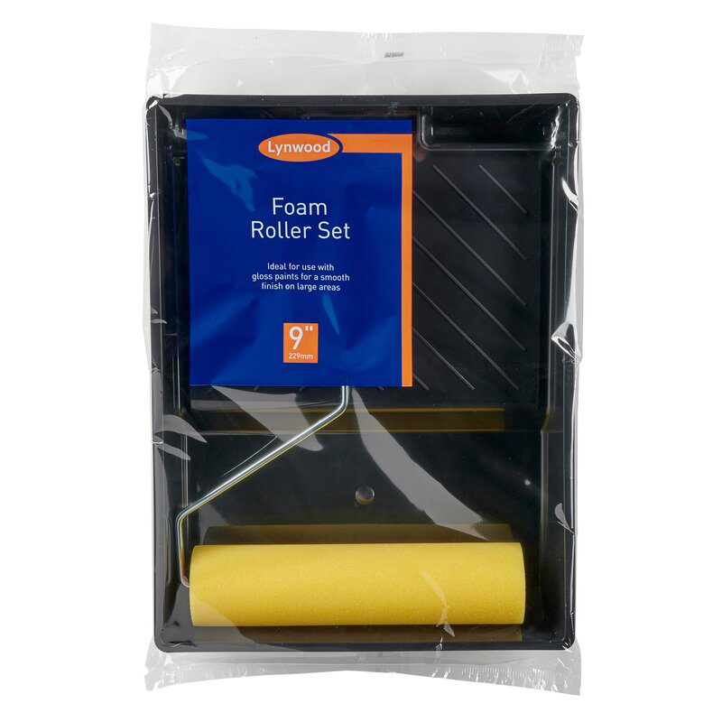 Lynwood 9" Foam Roller Tray Set RT901 – 230mm Paint Roller & Tray Set