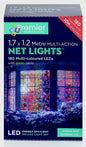 Premier Multi-Action LED Net Lights - 180 LED 1.75 x 1.2m Multi