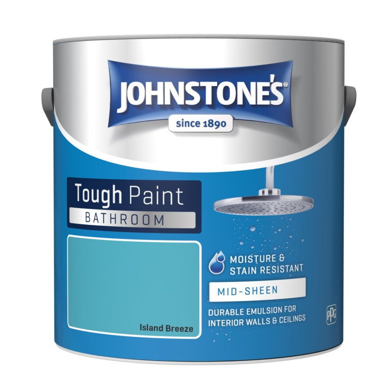 Johnstone's Bathroom Midsheen Tough Paint 2.5L