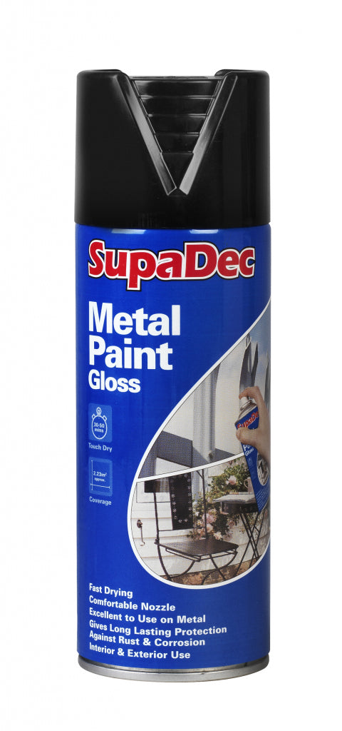SupaDec Metal Spray Paint Matt, Gloss & Primer