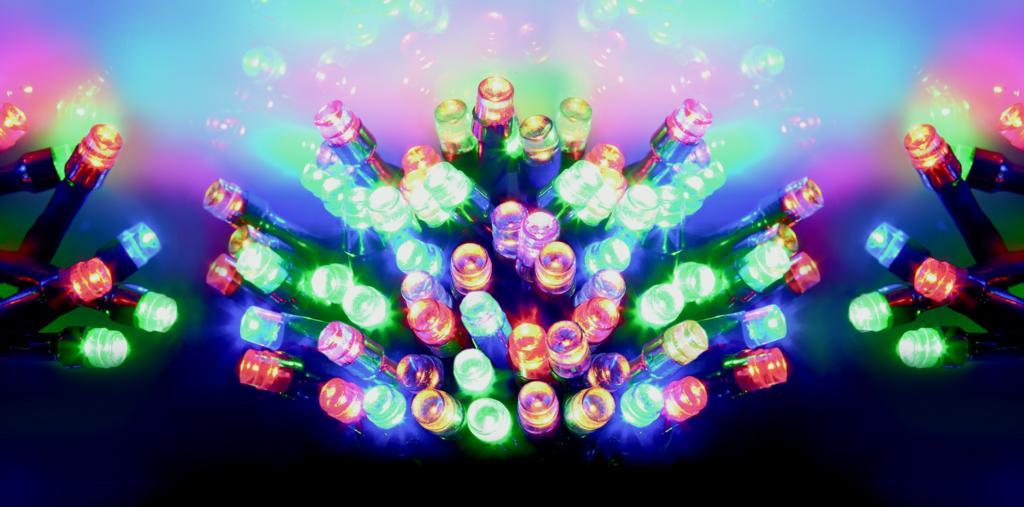 Premier 200 LED Multi Action Battery Operated TIMELIGHTS™ - Multi/Green Cable