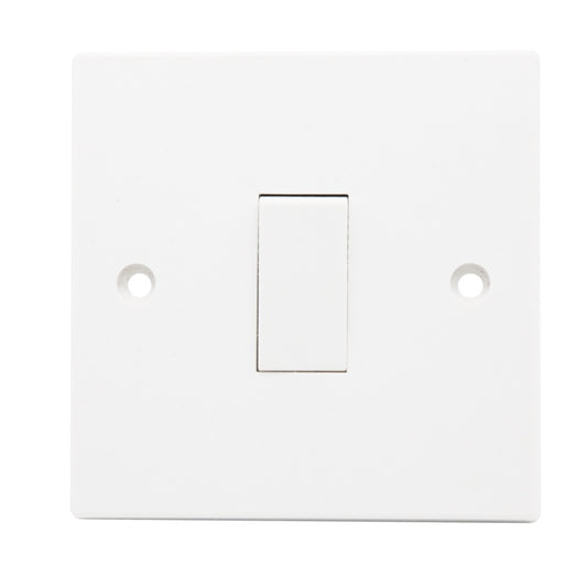 Securlec Square 1 Gang 2 Way Light Switch