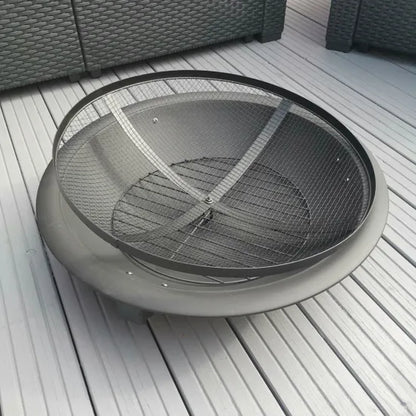 Redwood Fire Pit With Grill - 56cm x 45cm
