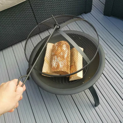 Redwood Fire Pit With Grill - 56cm x 45cm