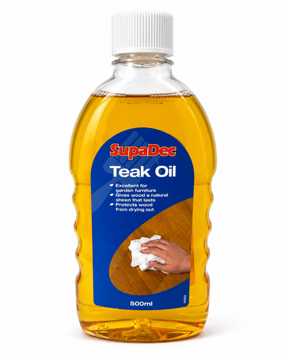 SupaDec Teak Oil 500ml – Wood Treatment & Protection